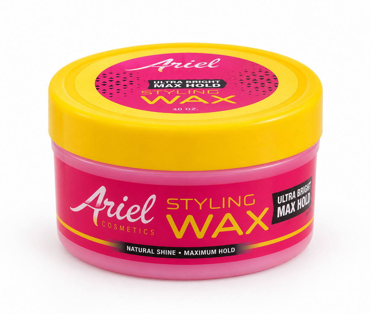 Ariel Styling Wax — Ultra Bright Max Hold, 4 oz